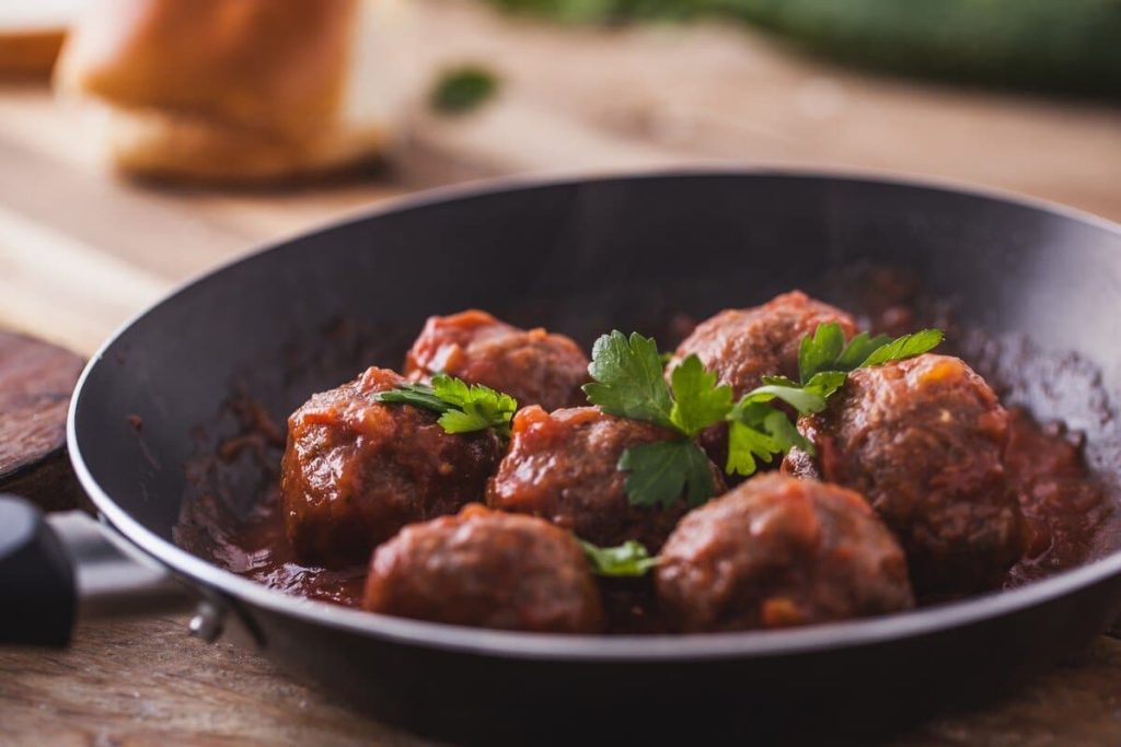 Vegane Frikadellen mit Reis