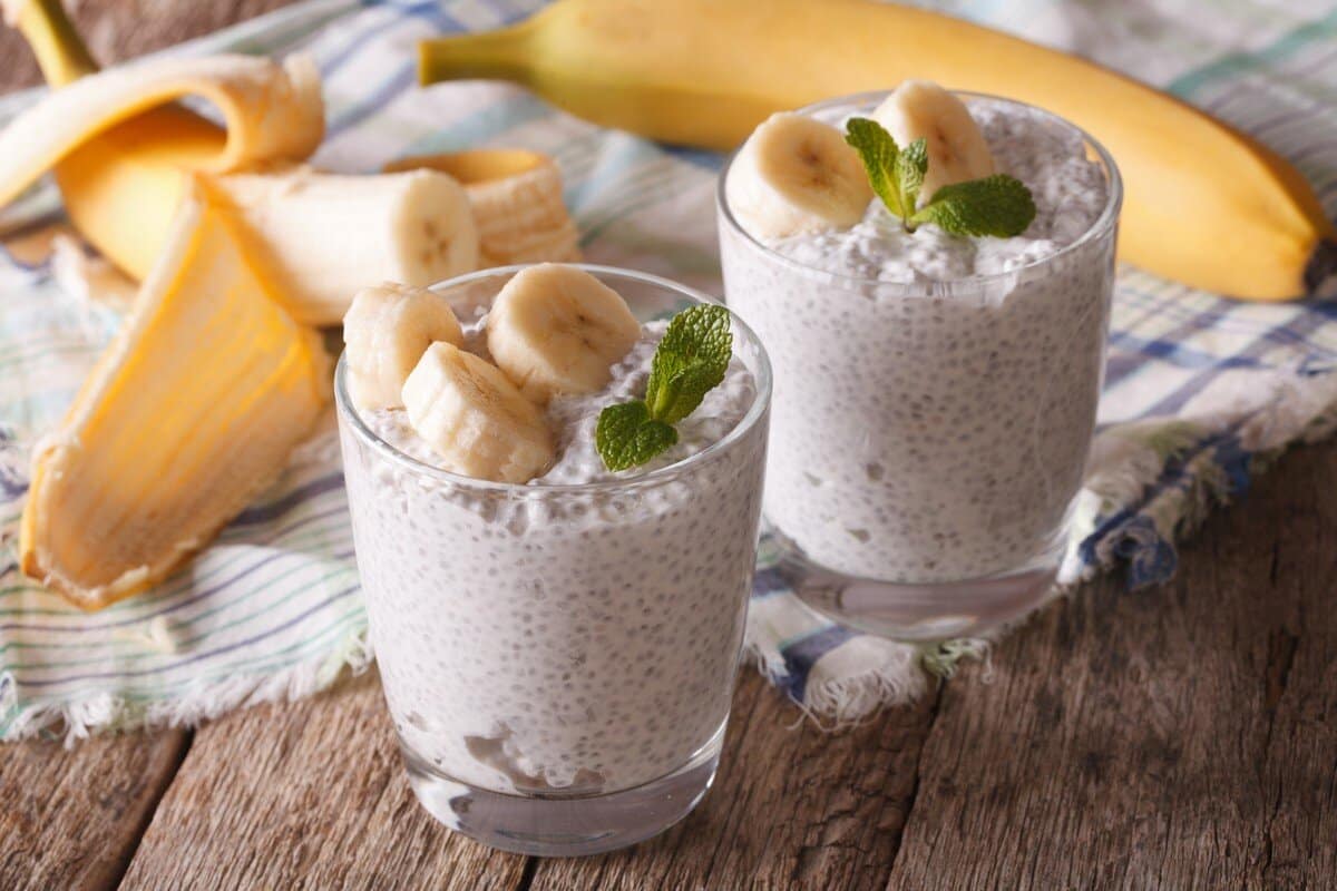 Veganer Chia Pudding mit Kokosmilch