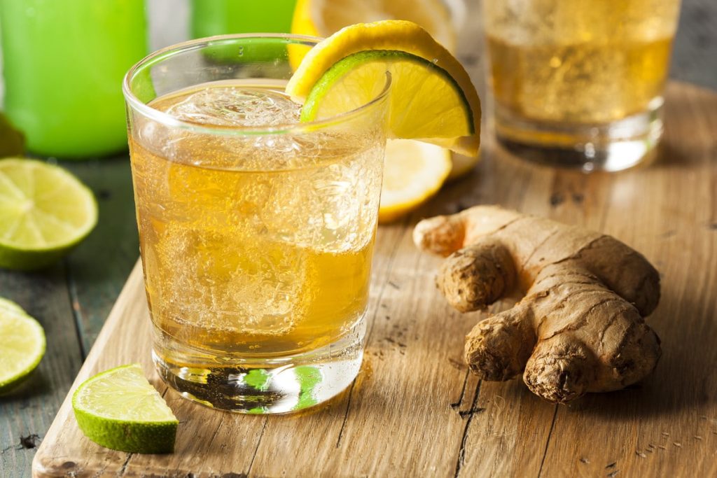 Vodka mit Ingwer