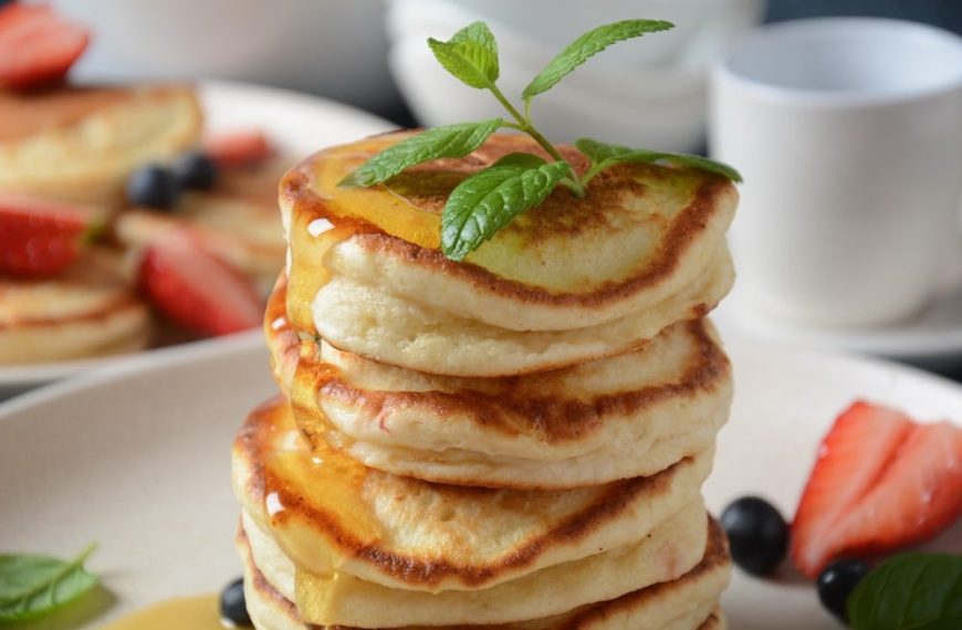 Weiche Pancakes mit Buttermilch ohne Ei