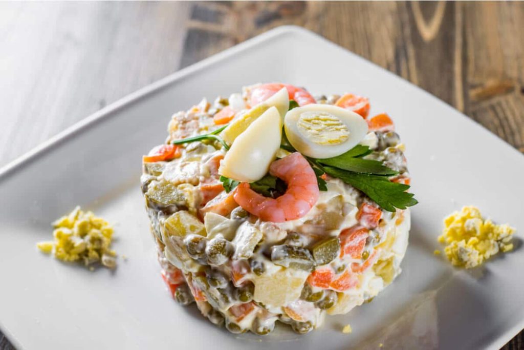Wintersalat mit Kartoffeln