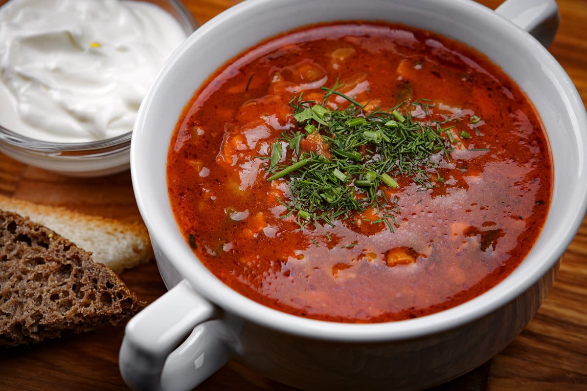 Wurstsuppe mit Kartoffeln