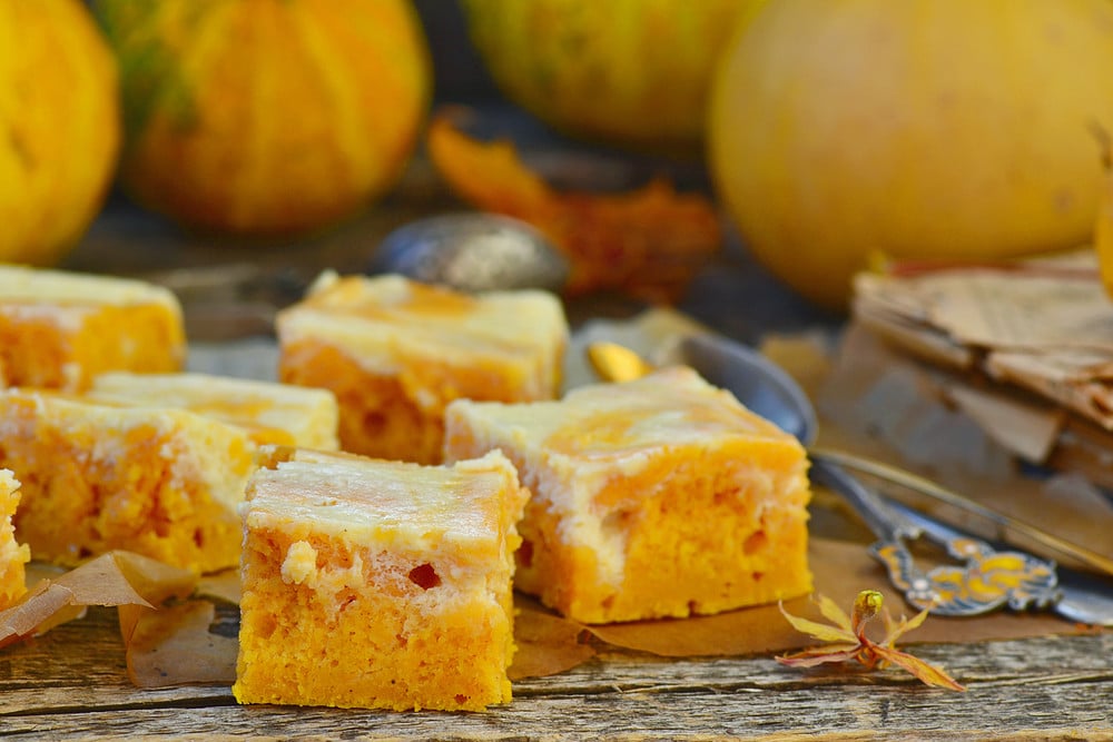 Zarter Kürbiskuchen mit Zimt