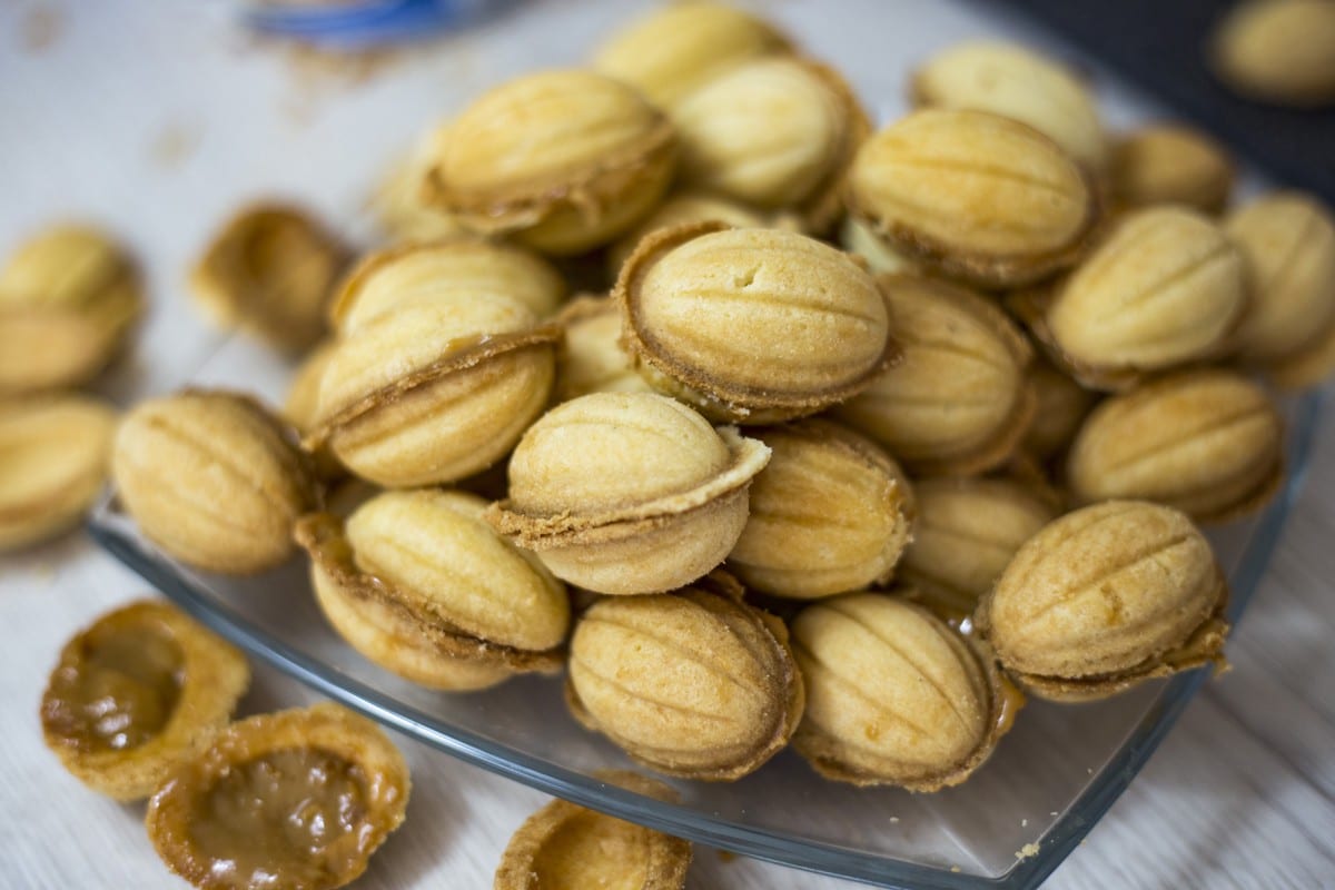 Zaubernuss Gebäck mit Karamell backen