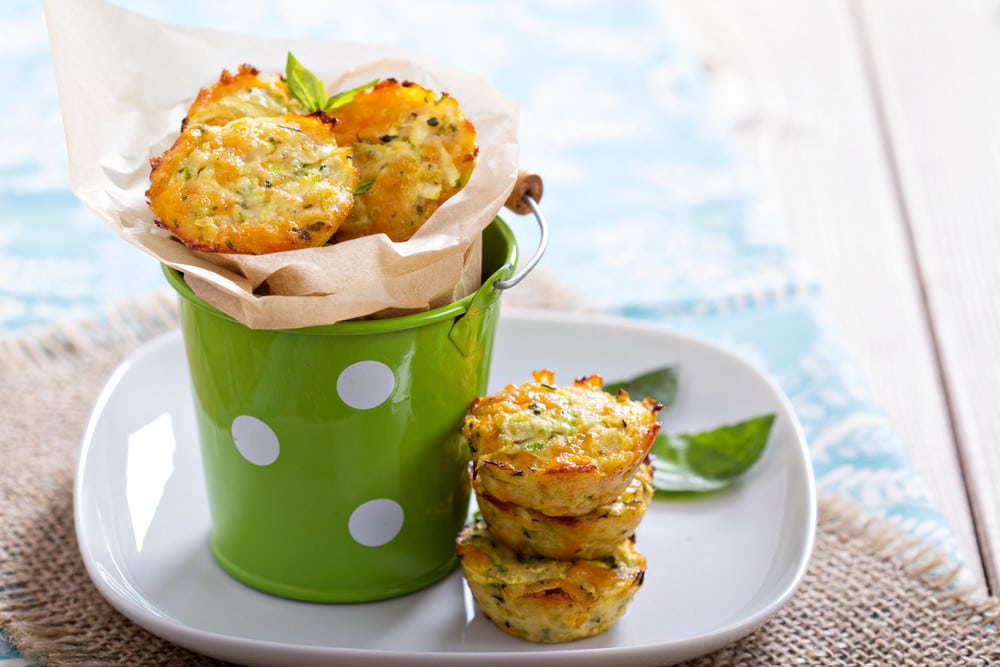 Zucchinimuffins mit Grieß