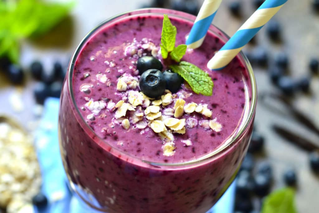 Beeren Smoothie mit Banane