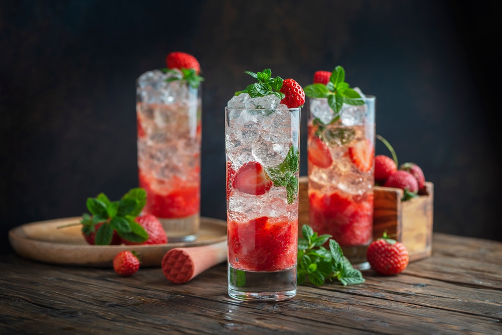 Fruchtiger Erdbeer-Mojito für Sommer