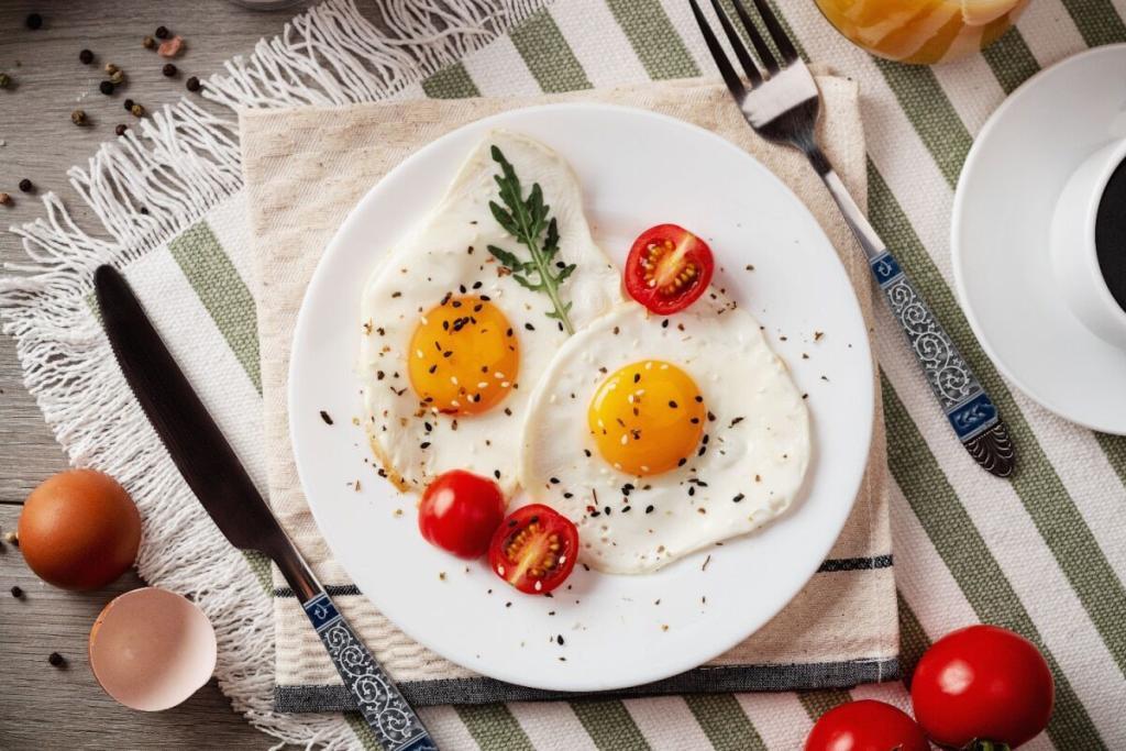 Perfekte Spiegeleier zum Frühstück: Vielseitig kombinierbar