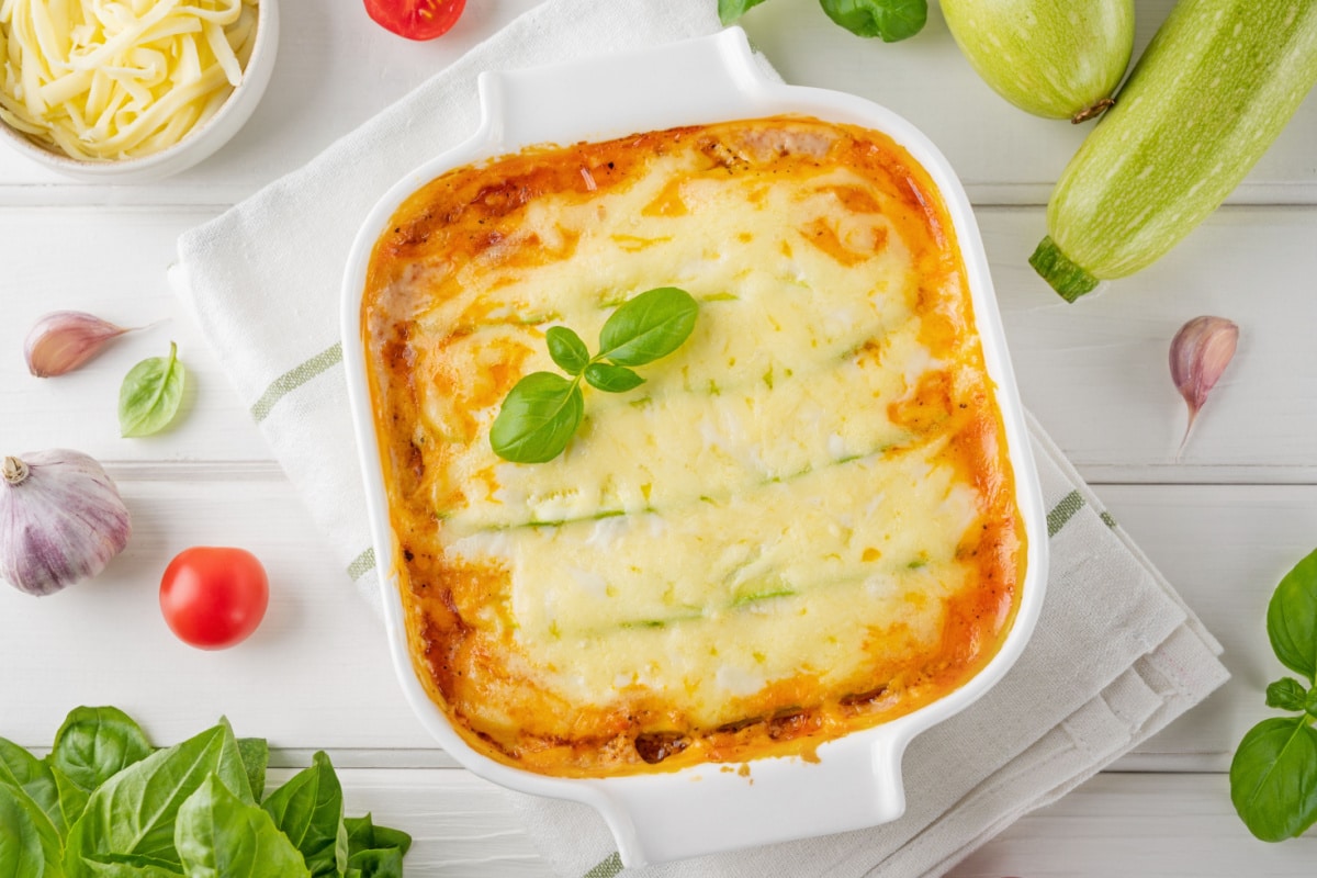 Zucchini-Lasagne mit Hackfleisch