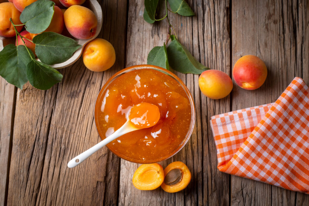 Ein Löffel Sonnenschein Selbstgemachte Aprikosenmarmelade