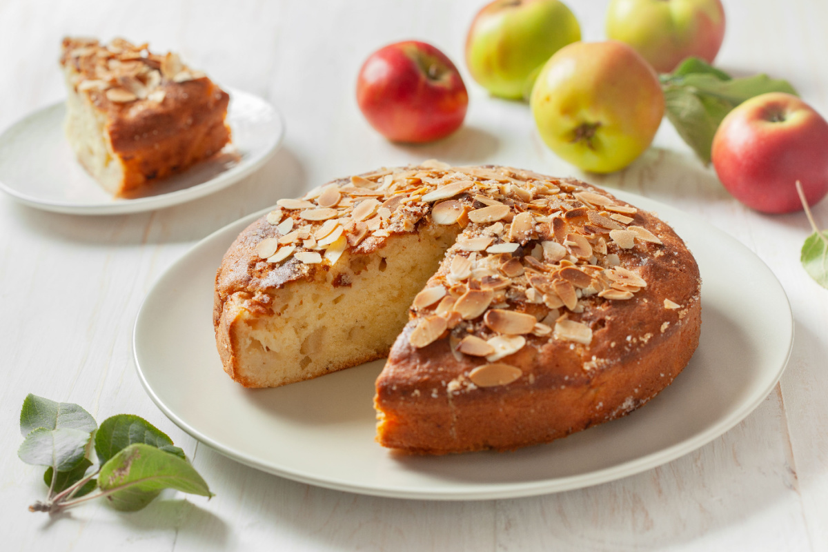 Einfacher Apfelkuchen zum Kaffee