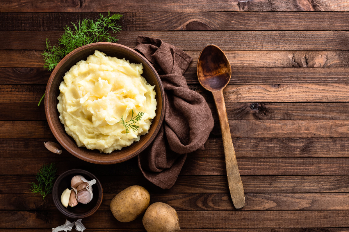 Gaumenschmaus für kalte Tage: Kartoffelbrei mit Knoblauch