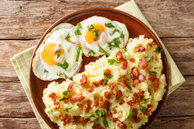 Kartoffelbrei mit Speck und Spiegelei: Heimatgefühle im Teller