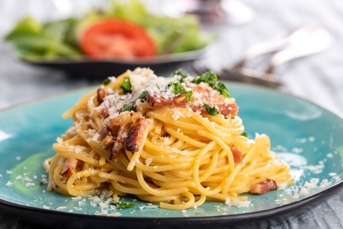 Spaghetti Carbonara Klassiker der italienischen Küche
