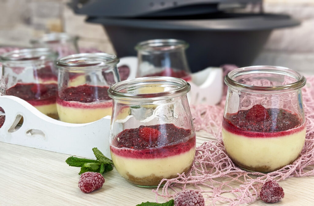 Cheesecakes im Glas aus dem Varoma Thermomix®