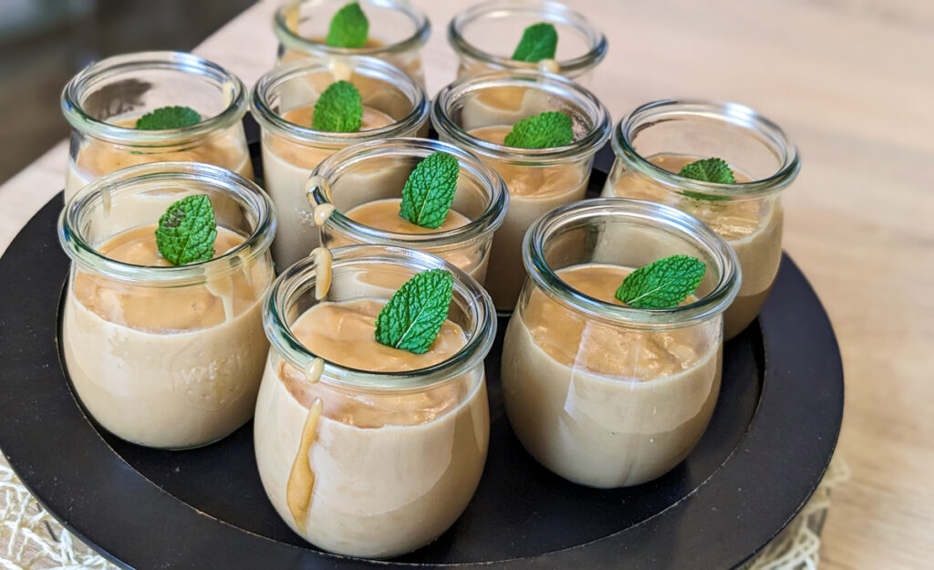 Karamellpudding mit Milch und Sahne im Thermomix®