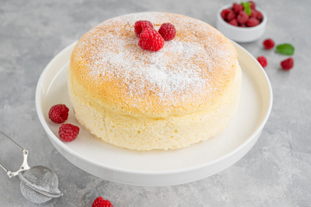 Leichter Japanischer Käsekuchen mit Frischkäse