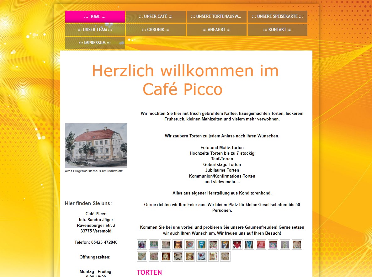 Café Picco Köstliche Torten und mehr in Versmold