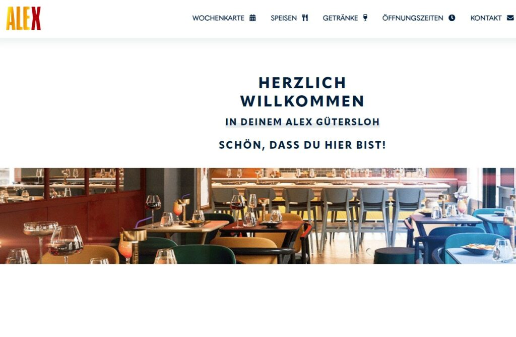 Entdecke DEIN ALEX in Gütersloh Erlebe kulinarische Vielfalt