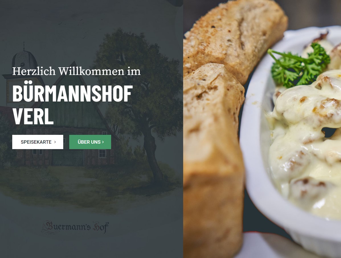 Erlebe den historischen Charme im Bürmanns Hof Restaurant Verl