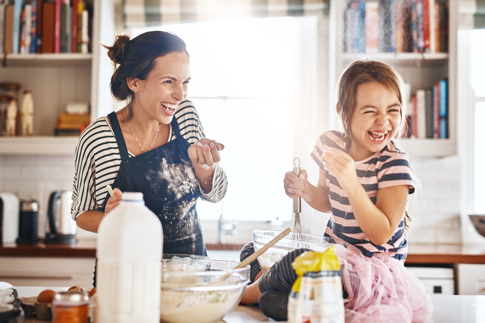 Frühlingsbacken mit Kindern