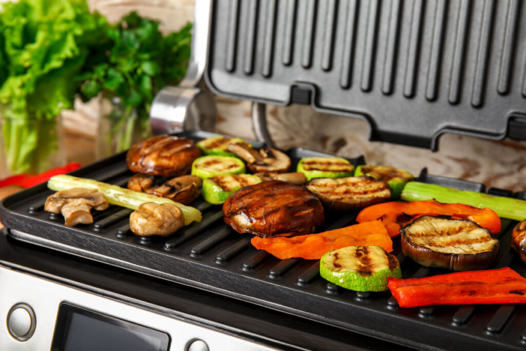 Gegrilltes Gemüse Vielfalt auf dem Grill