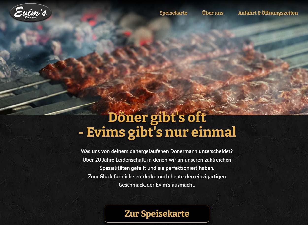 Genieße den Geschmack bei Evim's Dein Türkisch Restaurant in Verl