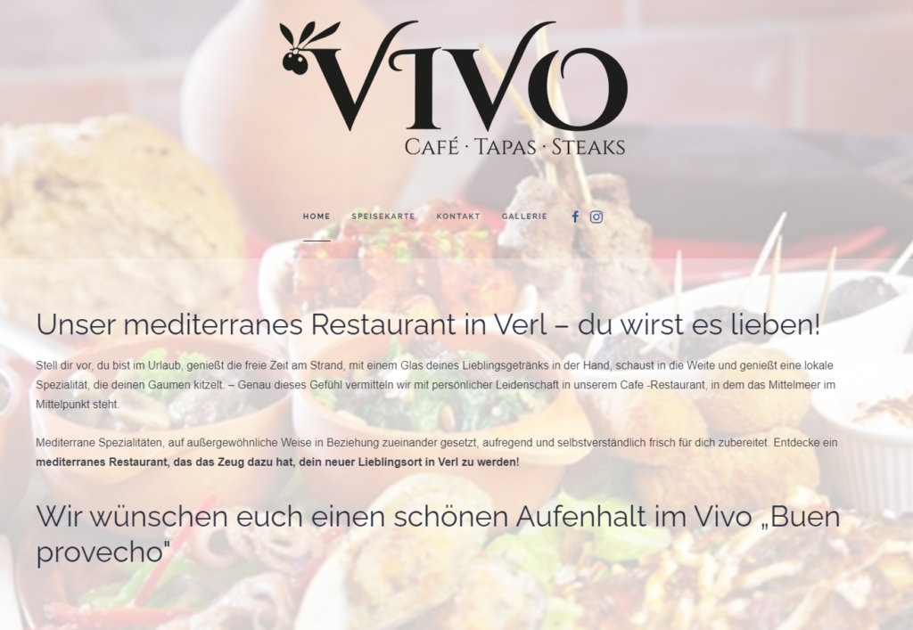 Genieße mediterrane Gaumenfreuden im Herzen von Verl