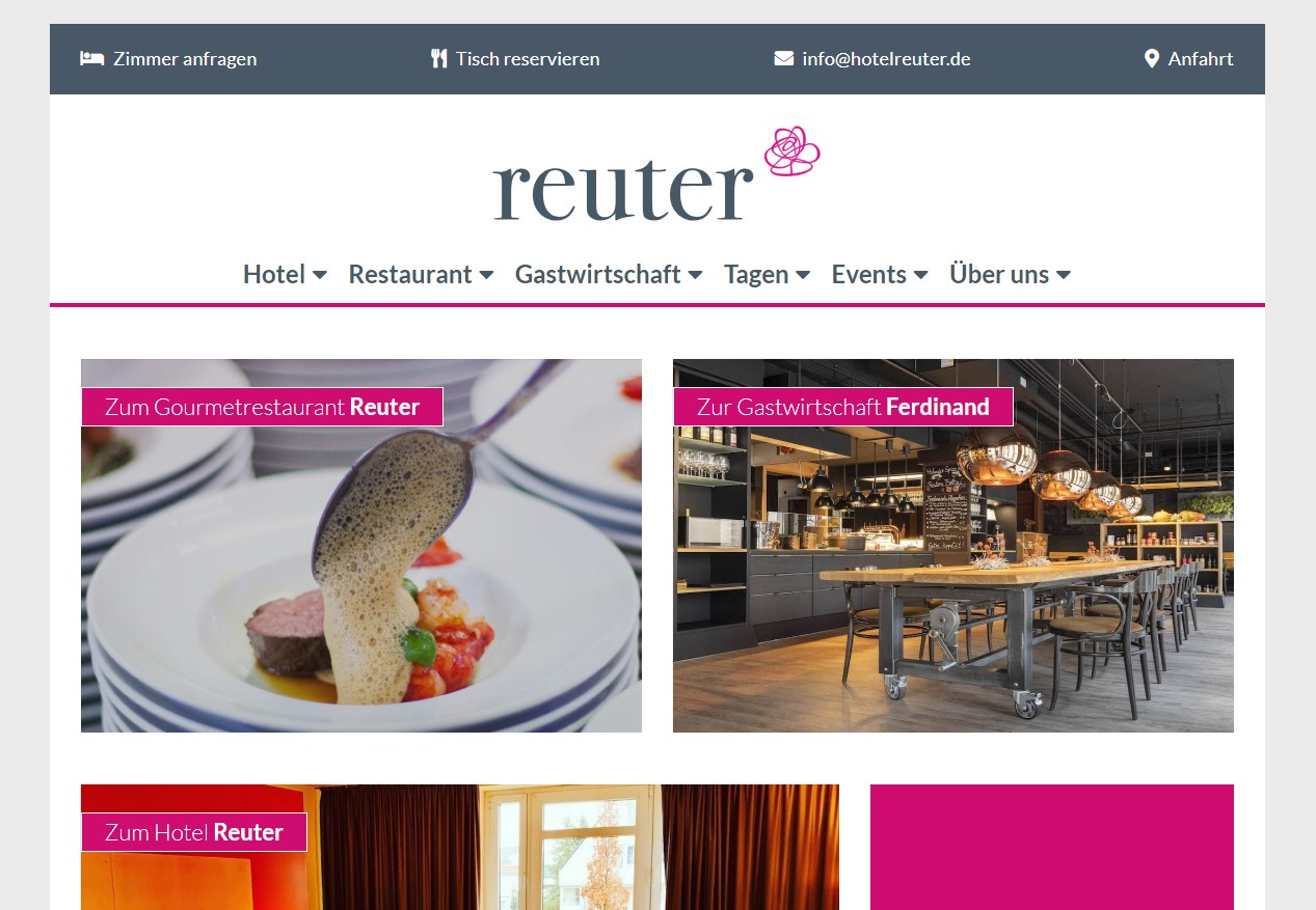 Gourmet-Restaurant Reuter in Rheda-Wiedenbrück