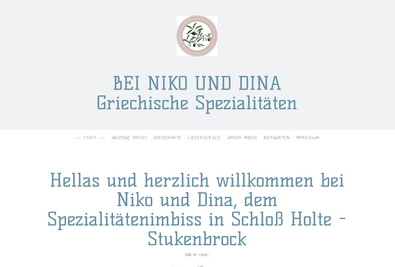 Griechisch bei Niko und Dina in Schloß Holte-Stukenbrock