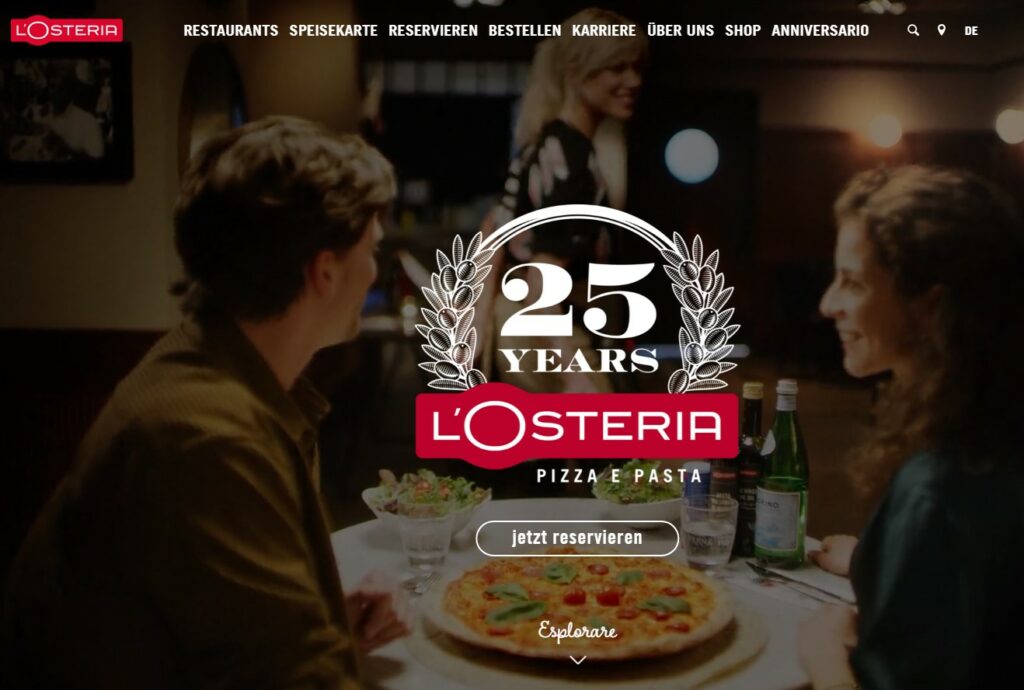 L'Osteria Italienisches Restaurant in Bielefeld