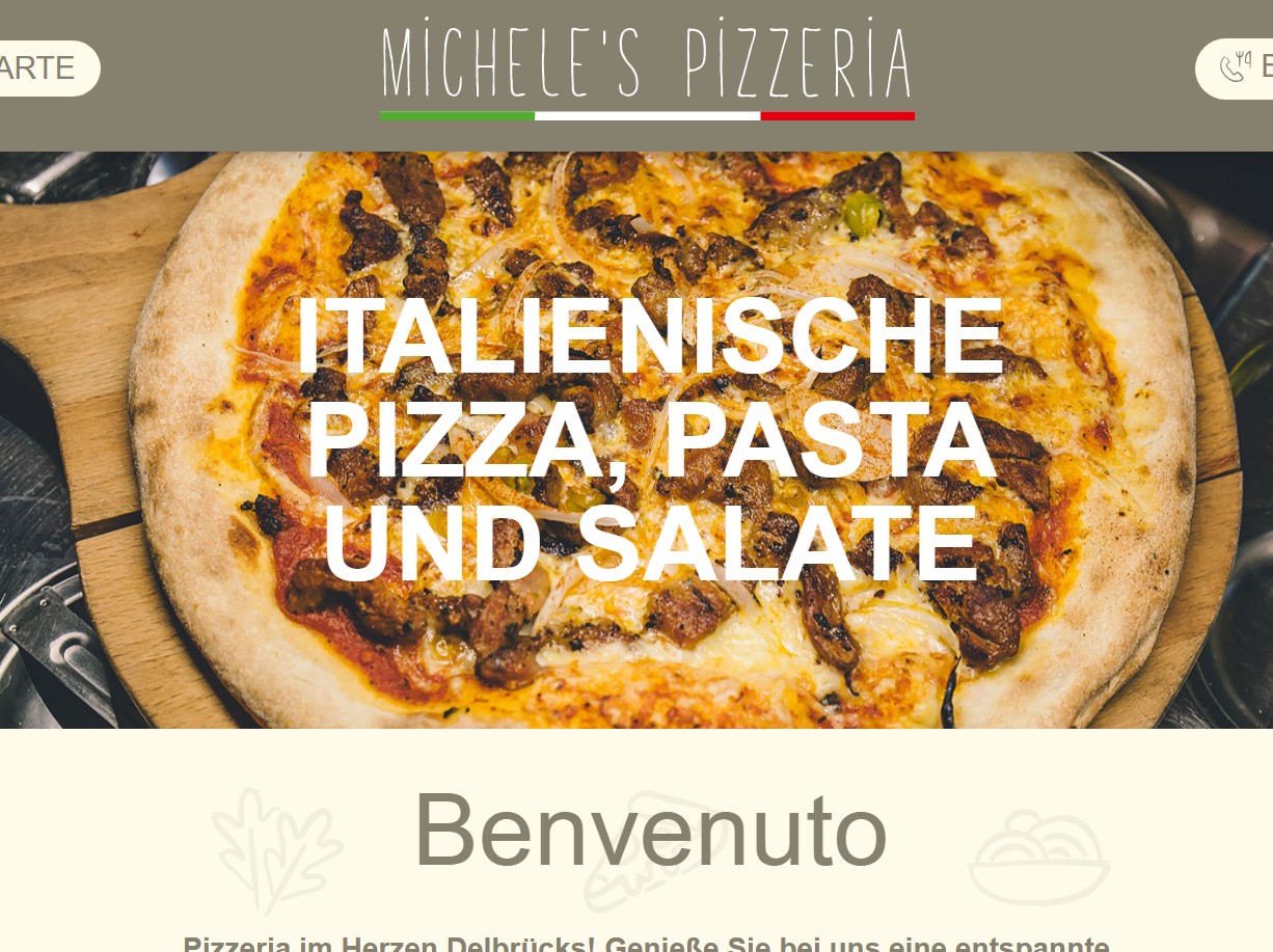 Michele's Pizzeria Italienische Küche im Herzen von Delbrück