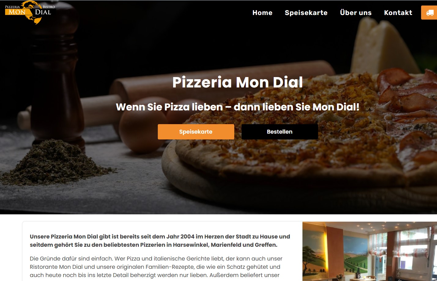 Pizzeria Mon Dial Italienischer Küche in Harsewinkel