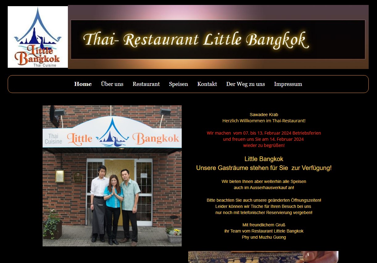 Restaurant Little Bangkok Ihre kulinarische Reise nach Thailand