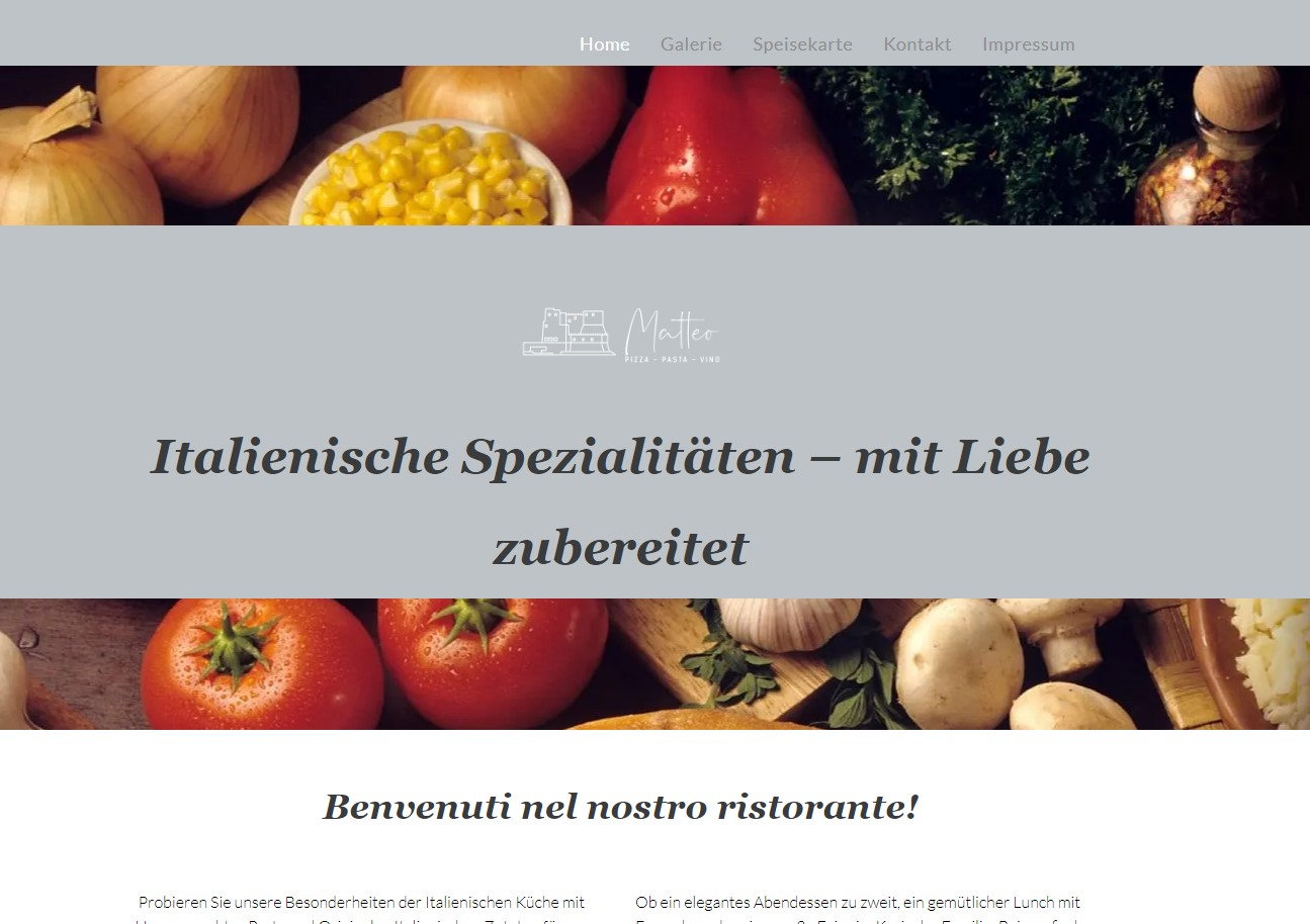 Restaurant Matteo Italienische Küche in Halle Westfalen
