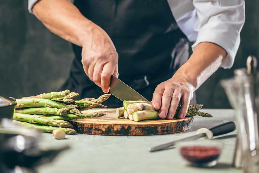 Spargel für Vegetarier und Veganer Fleischlose Genüsse