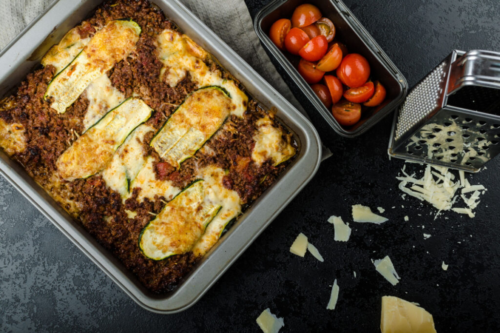 Zucchini-Lasagne Mediterraner Low Carb Genuss