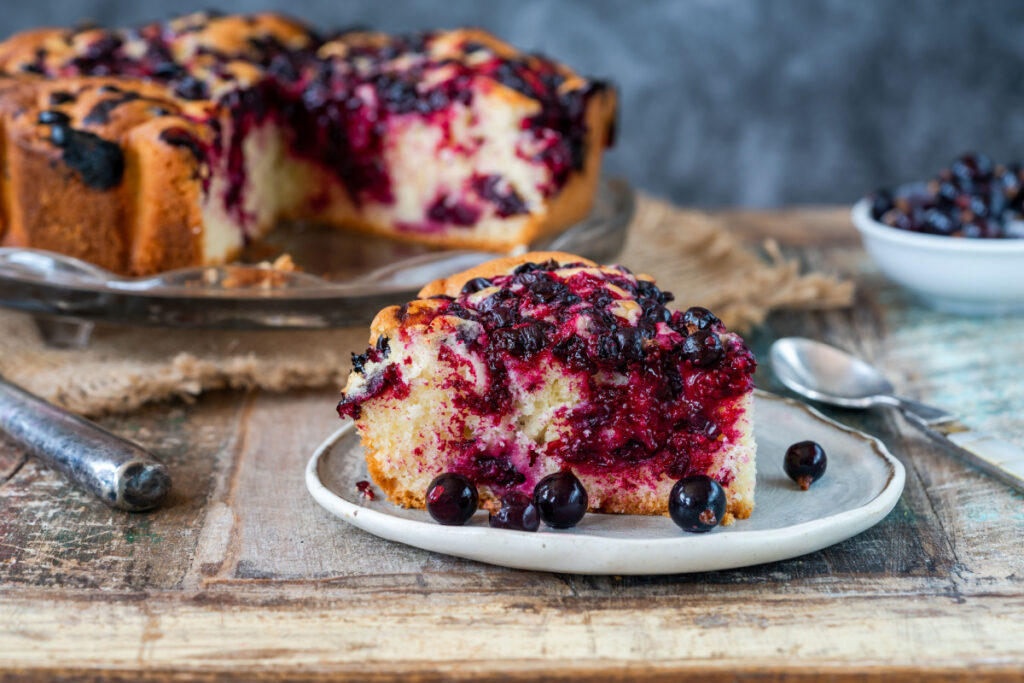 Saftiger Johannisbeerkuchen Perfekt für die Kaffeetafel