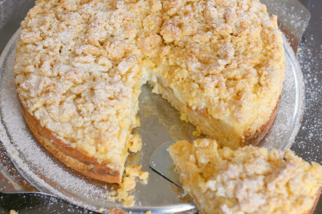 Streuselkuchen mit Quark und Aprikosen Fruchtiger Genuss