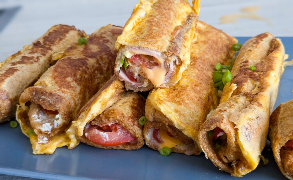 Gefüllte French Toast Rolls Perfekt für Brunch und Frühstück