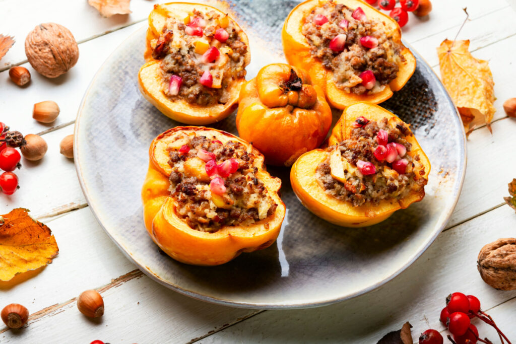 Süß trifft Herzhaft – Gefüllte Quitten als aromatisches Herbstgericht