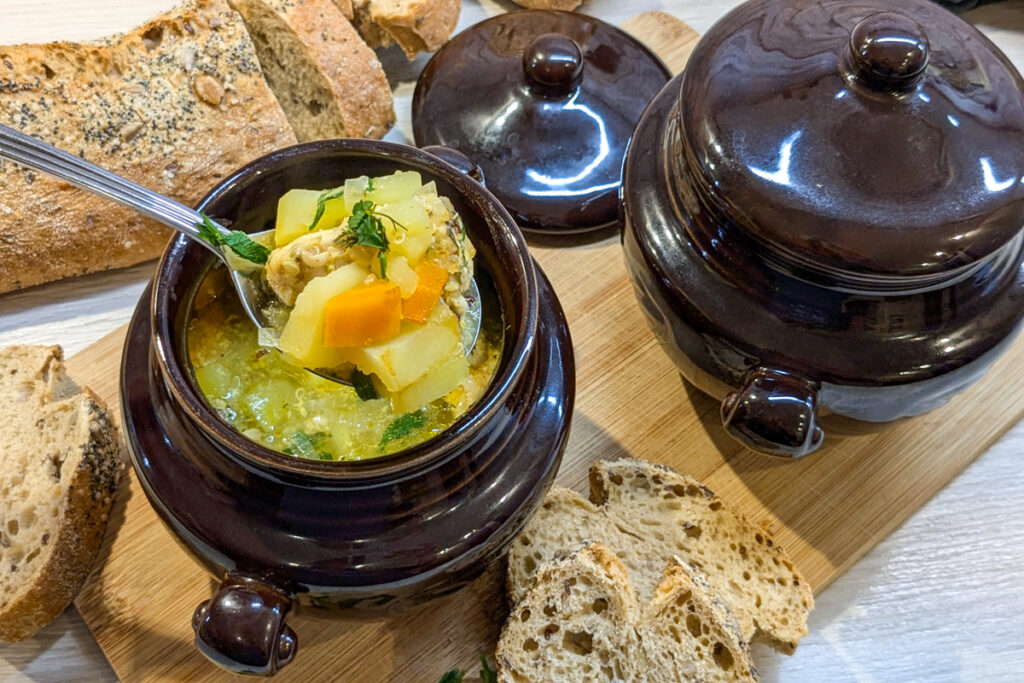 Kartoffeleintopf mit Hähnchen Einfach und köstlich aus dem Ofen