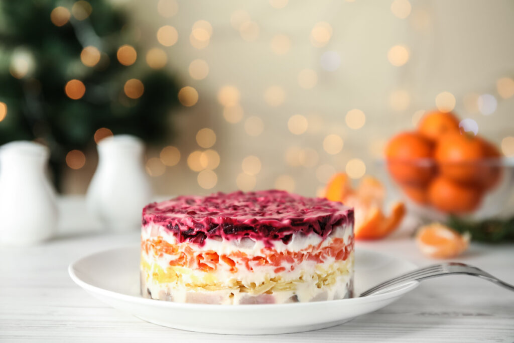 Festlicher Salat Hering - Leckere Rezepte zum nachmachen