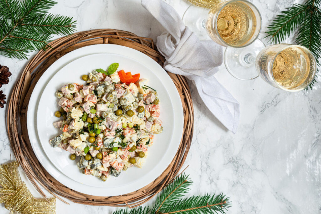 Perfekt für den Jahreswechsel Olivier Kartoffelsalat