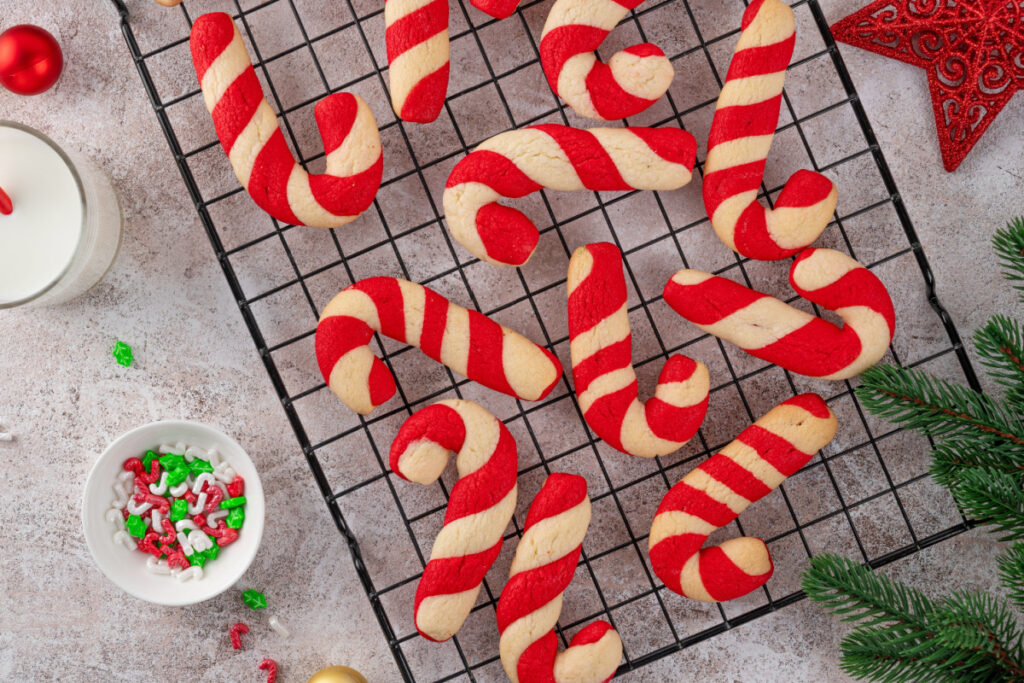 Zuckerstangen Süße Versuchung für die Festtage