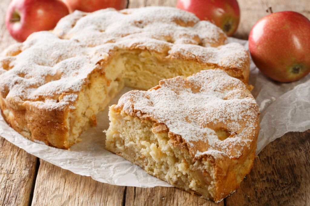 Ein Genuss ohne viel Aufwand Einfacher Apfelkuchen