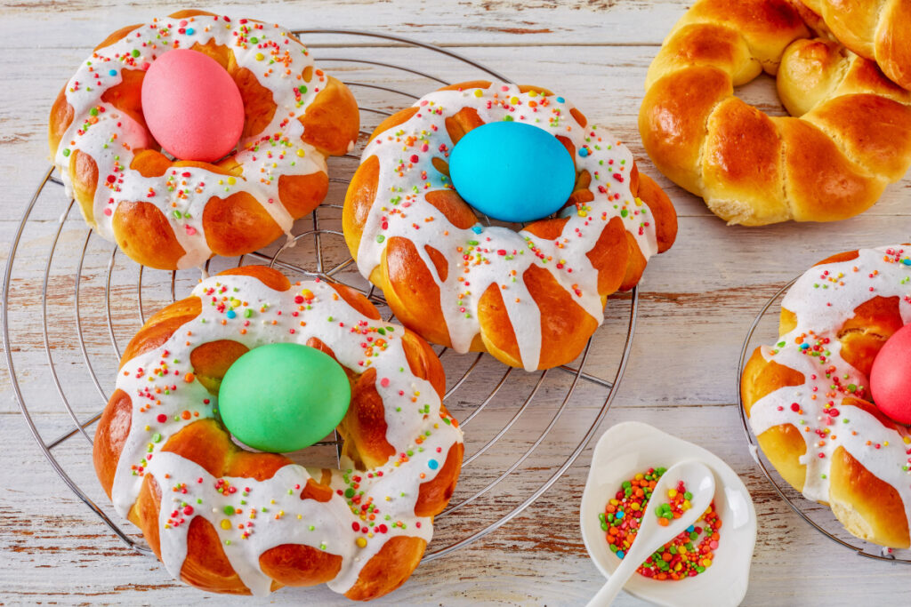 Das perfekte Gebäck für die Feiertage Hefekränze zu Ostern