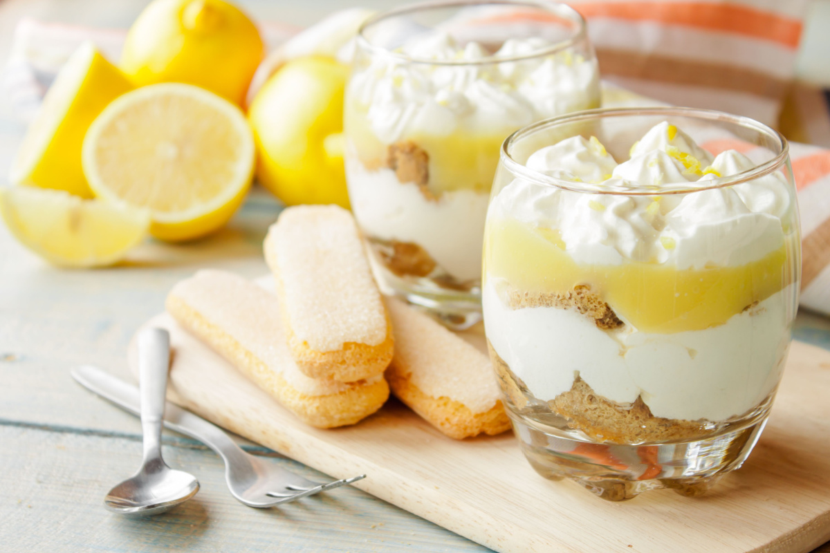 Zitronen Tiramisu Zarter Traum aus Zitronencreme und Biskuits