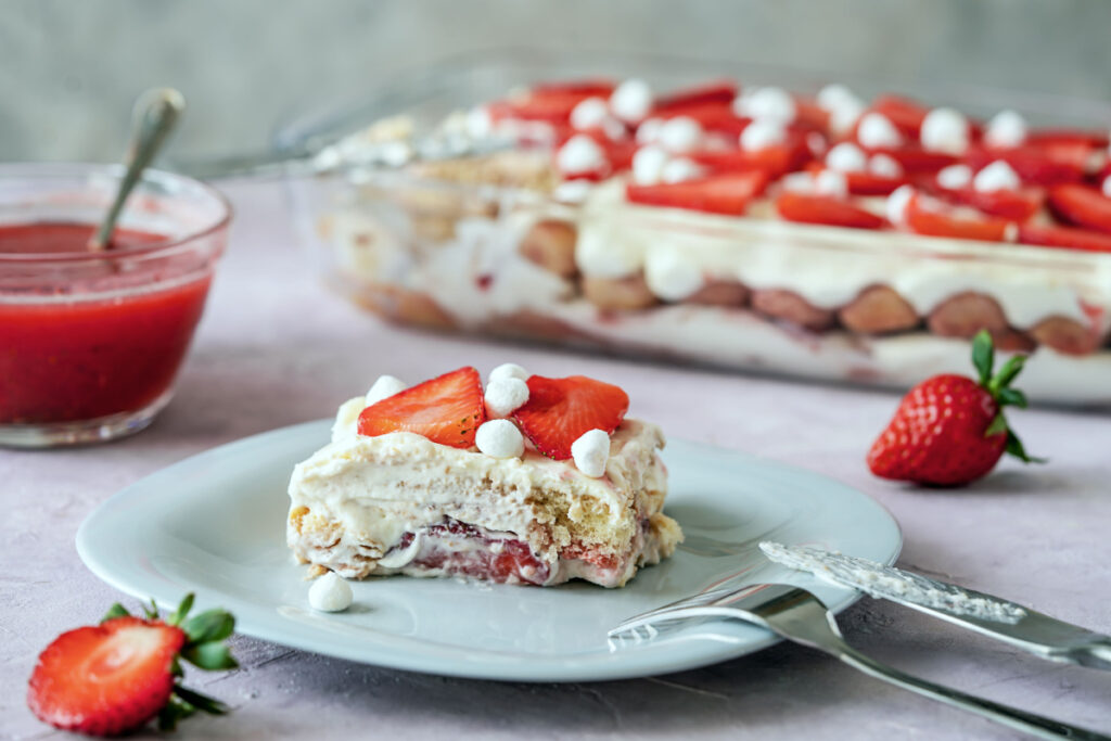 Erdbeer-Tiramisu Ein Traum aus Erdbeeren und Mascarpone