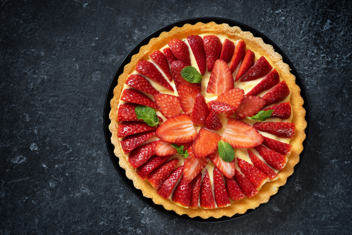 Erdbeerkuchen mit Biskuitboden Ein fruchtiger Traum